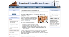Desktop Screenshot of mylouisianadefenselawyer.com